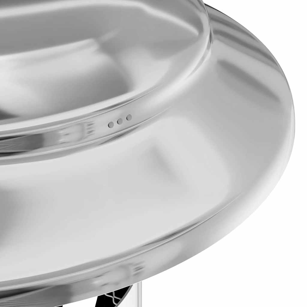 Regnskydd skorsten Silver 20 x 20 x 18 cm Rostfritt stål