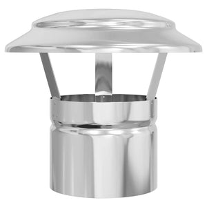 Regnskydd skorsten Silver 20 x 20 x 18 cm Rostfritt stål