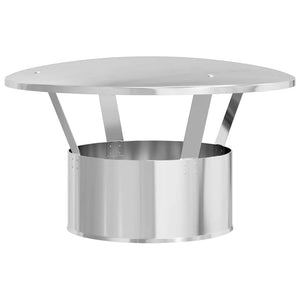 Regnskydd skorsten Silver 35 x 35 x 20 cm Rostfritt stål