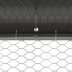 Hönshus Silver 2 x 2 x 2 m Galvaniserat Stål