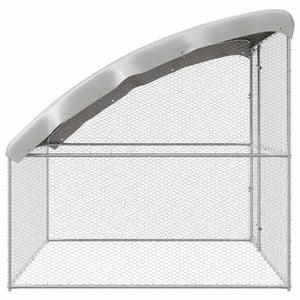 Hönshus Silver 2 x 2 x 2 m Galvaniserat Stål