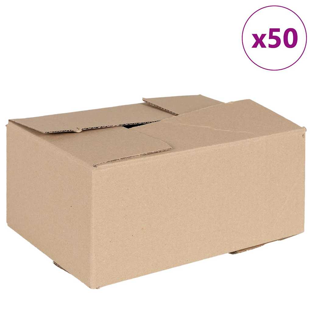 Vikbar låda 50 st Naturfärg 30 x 21,5 x 14 cm Kartong
