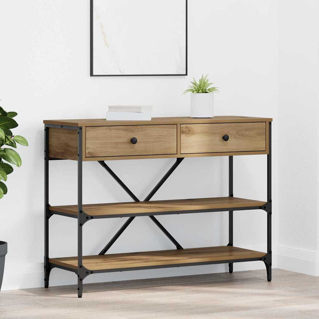 Konsolbord Brun 100 x 34,5 x 75 cm trä