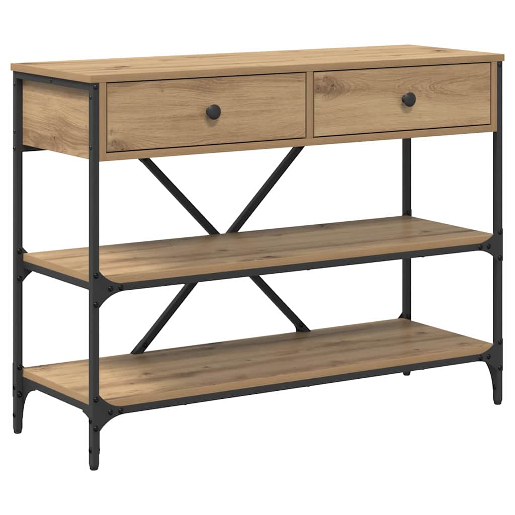Konsolbord Brun 100 x 34,5 x 75 cm trä