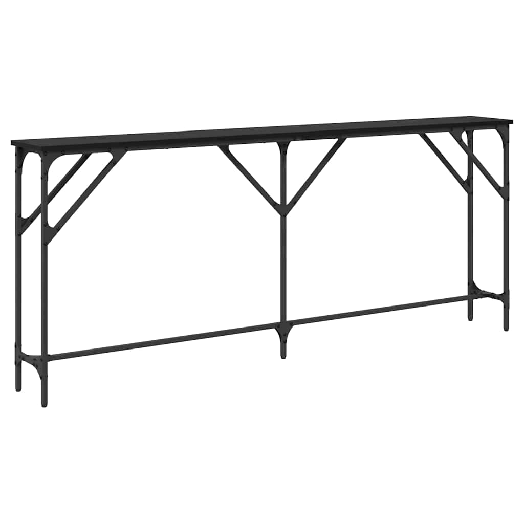Konsolbord Svart ek 180 x 23 x 75 cm