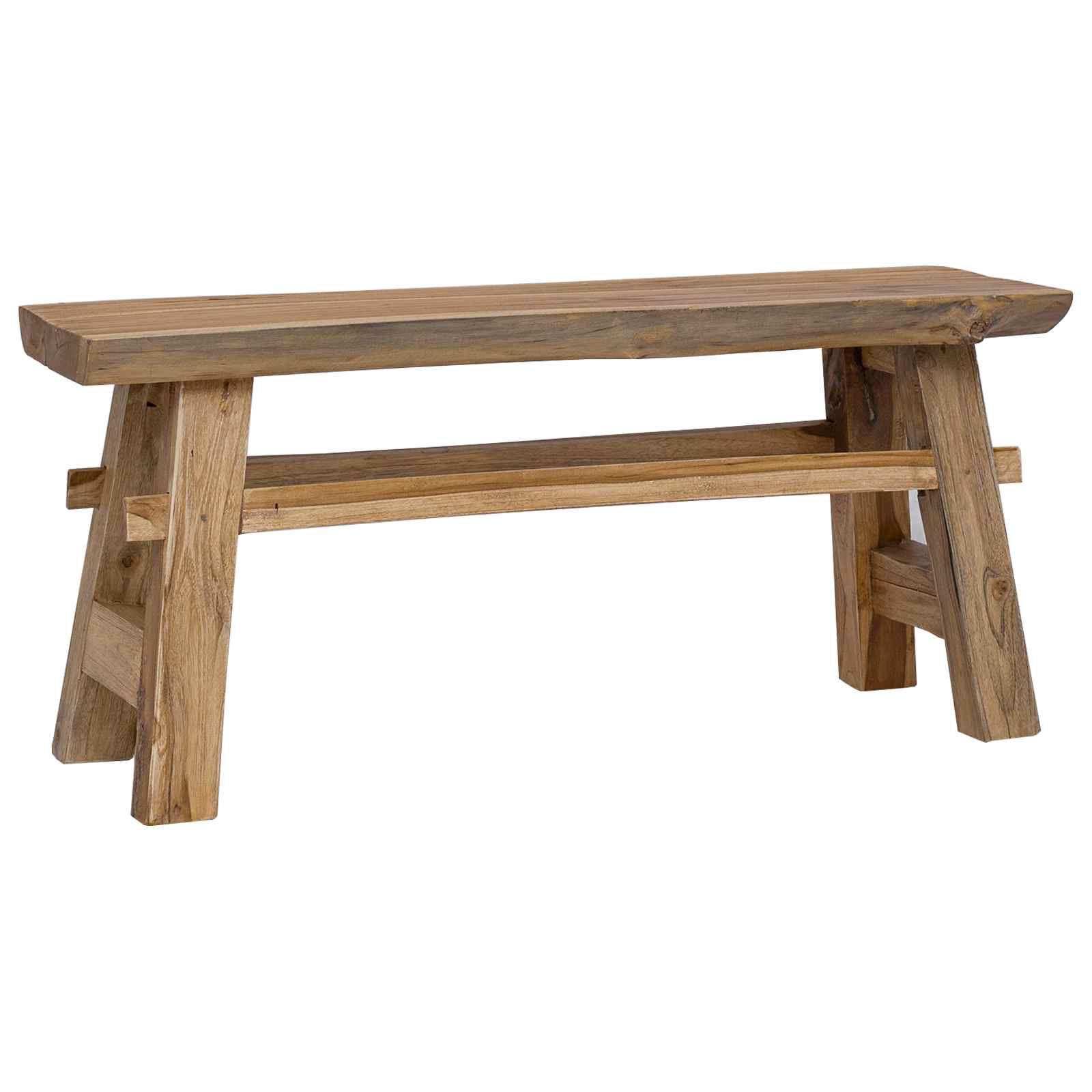 bänk Naturfärg 100 x 29 x 43,5 cm Massivt teakträ