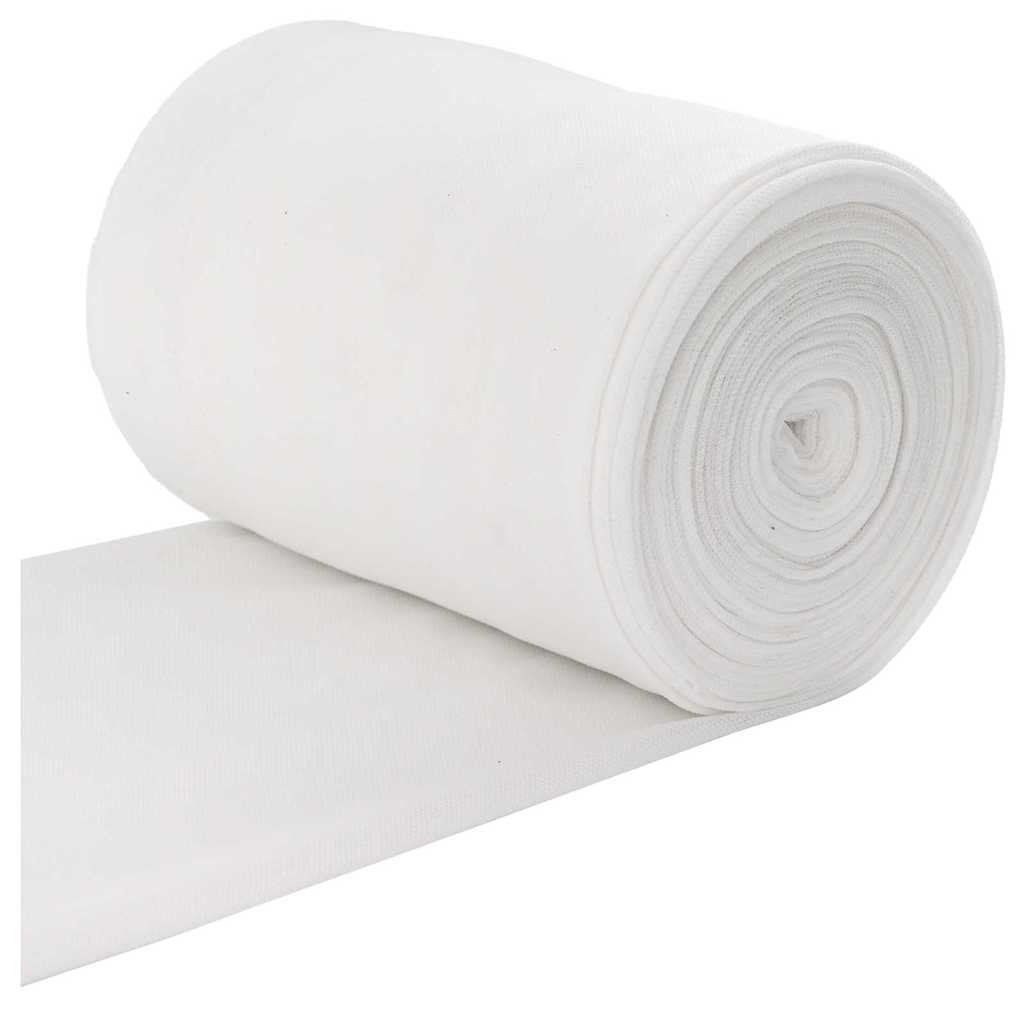 Avloppsrör Vit 16 x 1000 cm Tyg