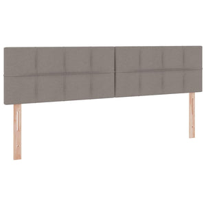 Förvaringssäng med madrass Taupe 180 x 200 cm Konstruerat trä