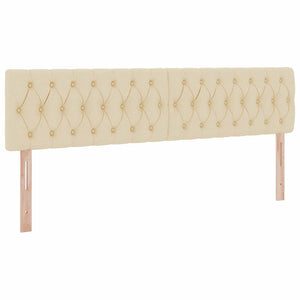 Förvaringssäng med LED med madrass Kräm 160 x 200 cm Polyester