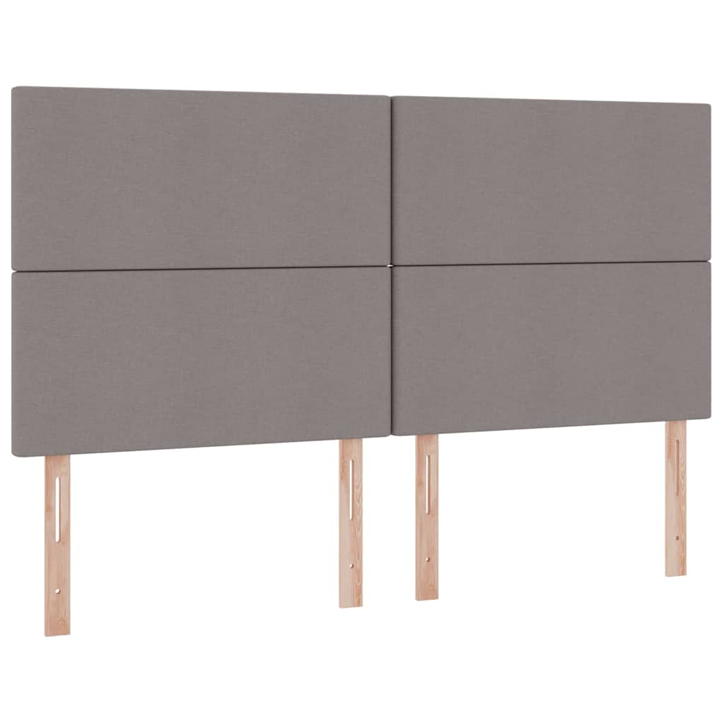 Förvaringssäng med madrass Taupe 160 x 200 cm Polyester