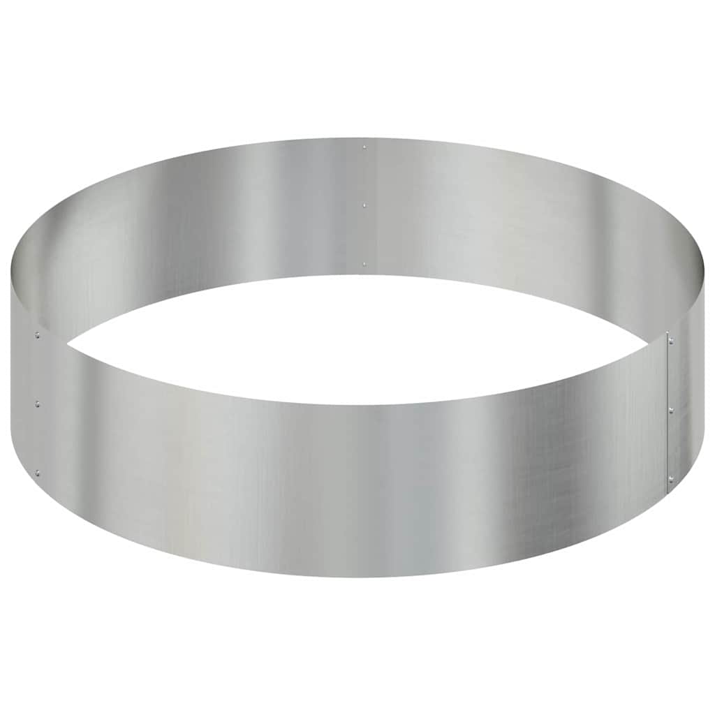 Trädgårdsplanterare Silver 90 x 90 x 20 cm Galvaniserat Stål