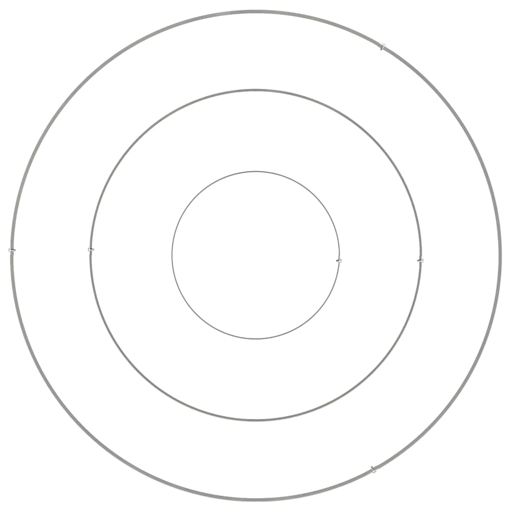 Trädgårdsplanterare Silver 90 x 90 x 20 cm Galvaniserat Stål