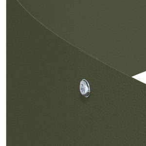 Trädgårdsplanterare Olivgrön 120 x 120 x 20 cm Kallvalsat stål