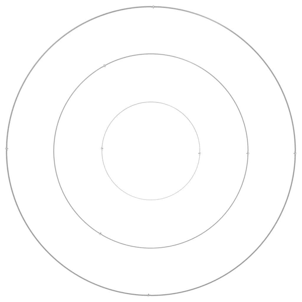 Trädgårdsplanterare Silver 120 x 120 x 20 cm Rostfritt stål