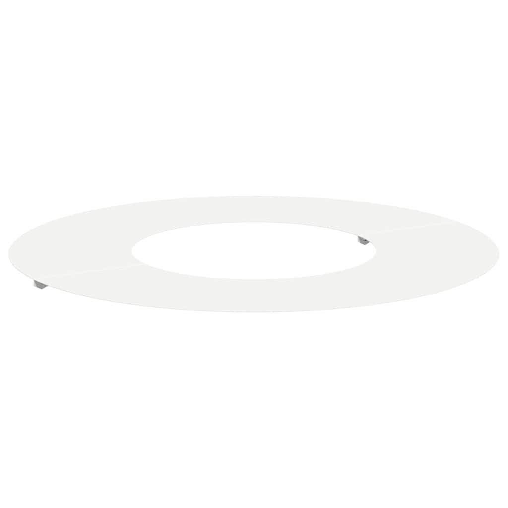 lämplig för Flat trädring Vit Ø30 / 60 cm Stål