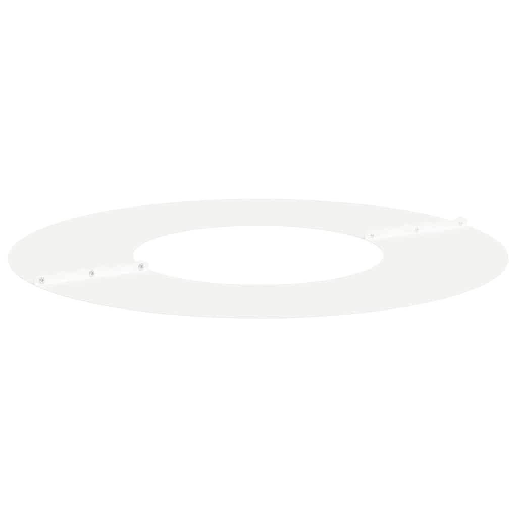 lämplig för Flat trädring Vit Ø30 / 60 cm Stål