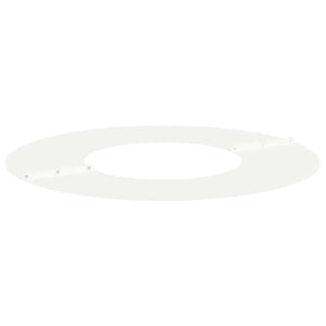 lämplig för Flat trädring Vit Ø30 / 60 cm Stål