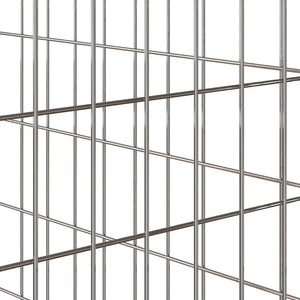 Fyrkantig Komposter 50 x 50 x 50 cm Järn