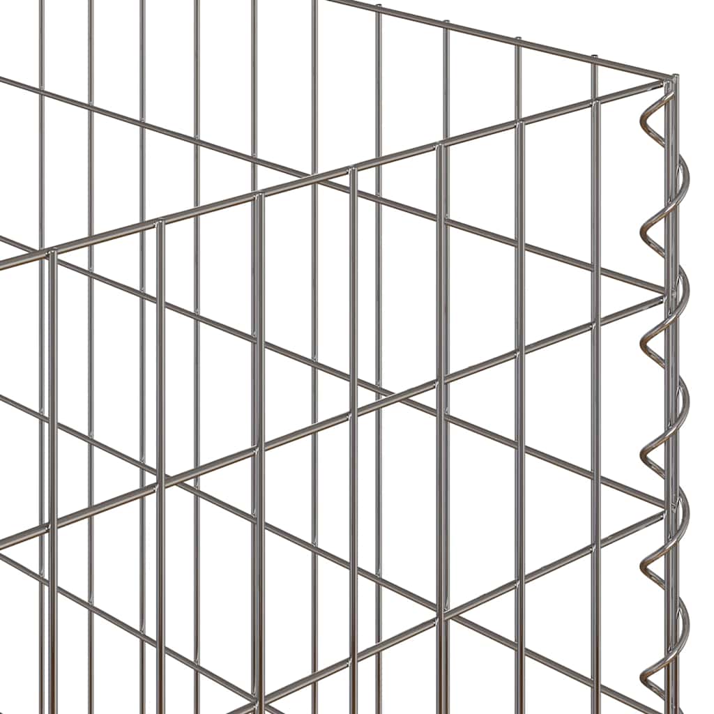 Fyrkantig Komposter 50 x 50 x 50 cm Järn