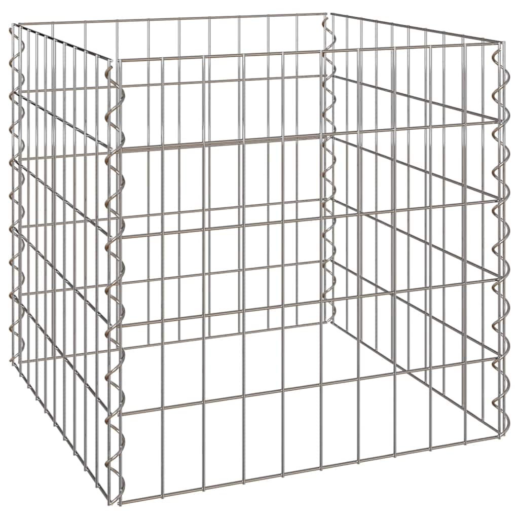 Fyrkantig Komposter 50 x 50 x 50 cm Järn