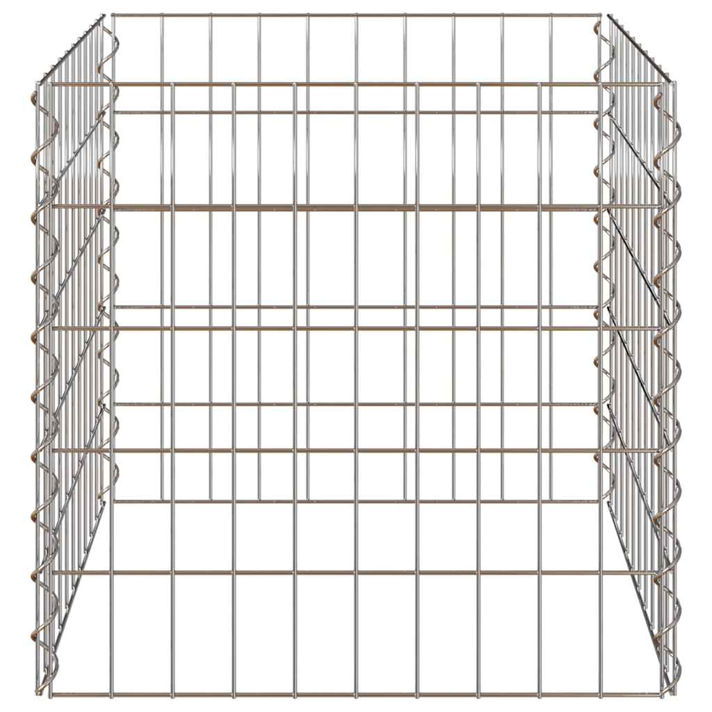 Fyrkantig Komposter 50 x 50 x 50 cm Järn