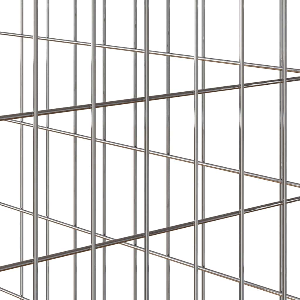 Fyrkantig Komposter 100 x 100 x 50 cm Järn