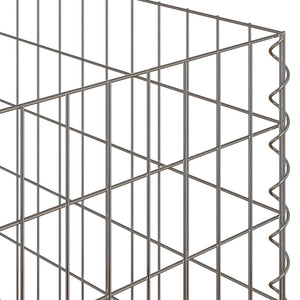 Fyrkantig Komposter 100 x 100 x 50 cm Järn