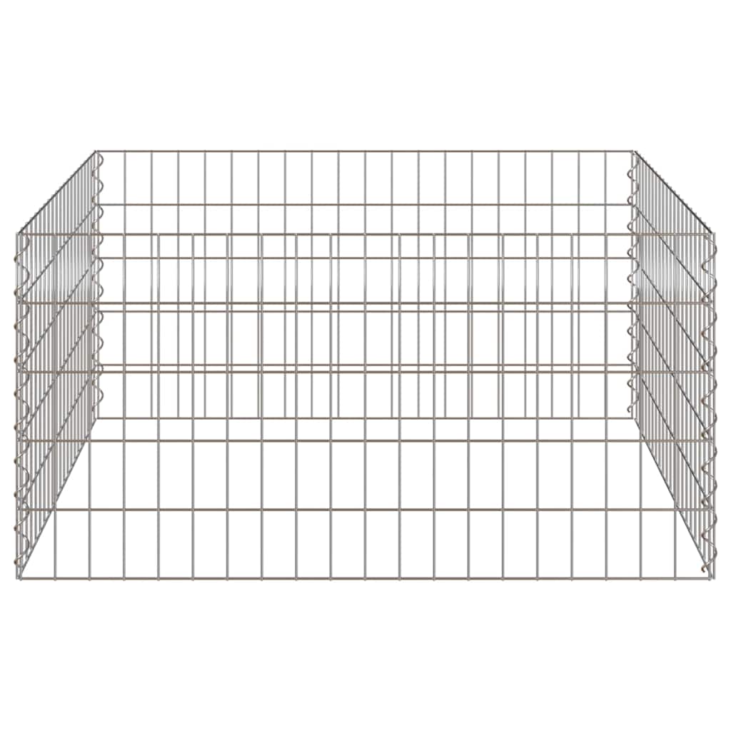 Fyrkantig Komposter 100 x 100 x 50 cm Järn