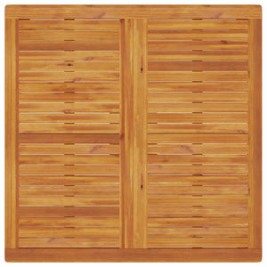 Trädgårdsmöbelset 5 pcs Brun Massivt akaciaträ