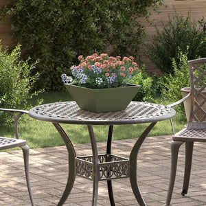 Trädgårdsplanterare 5 pcs Olivgrön 35 x 35 x 15 cm