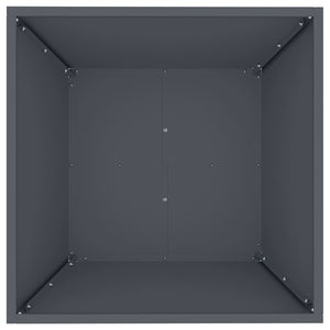 Trädgårdsplanterare 5 pcs Antracit 50 x 50 x 15 cm