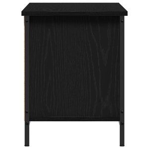 TV-skåp Svart Ek 102 x 35 x 45 cm Konstruerat trä