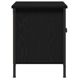 TV-skåp Svart Ek 100 x 35 x 45 cm Konstruerat trä