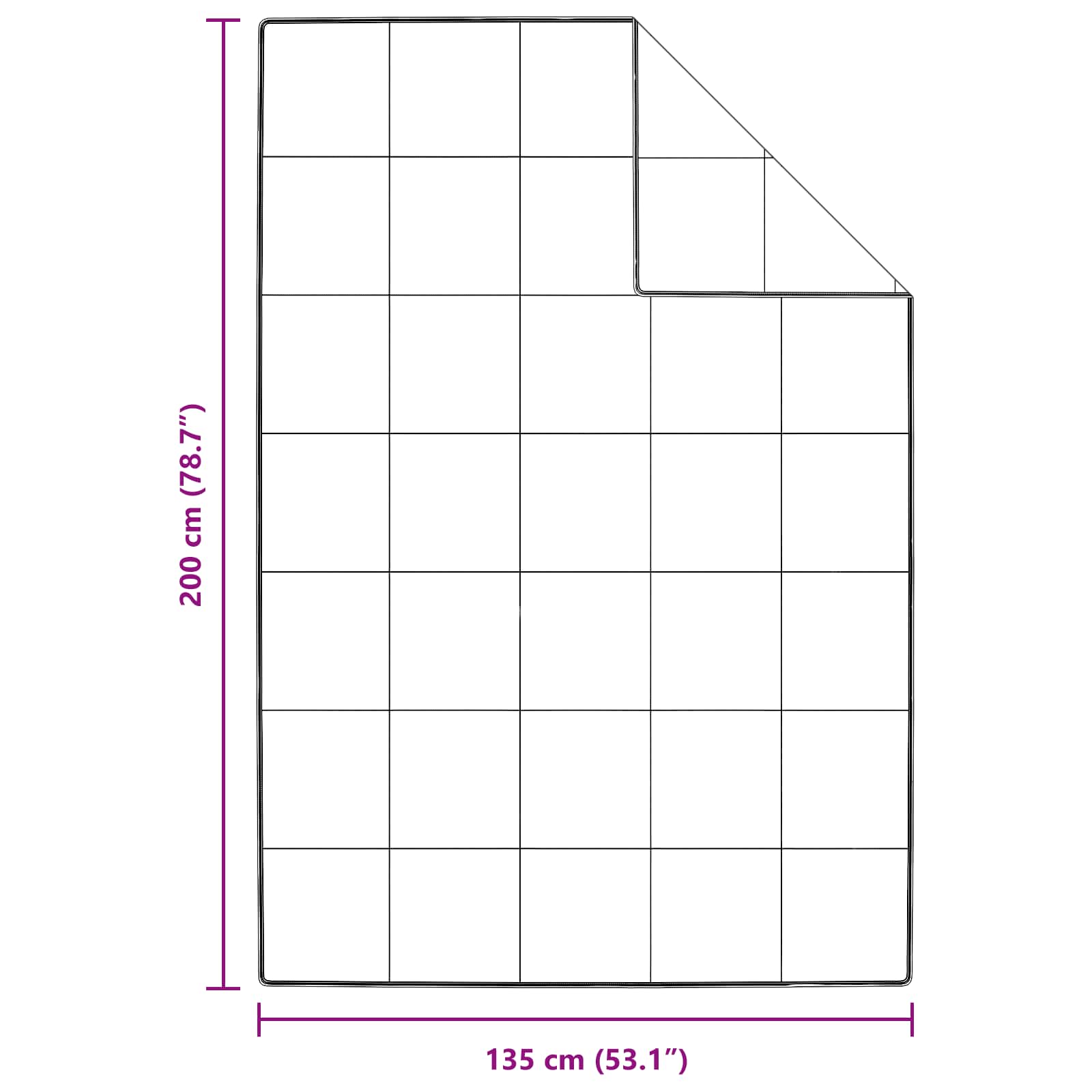 Vinter Täcke med kudde 2 pcs Vit Dunfjäder
