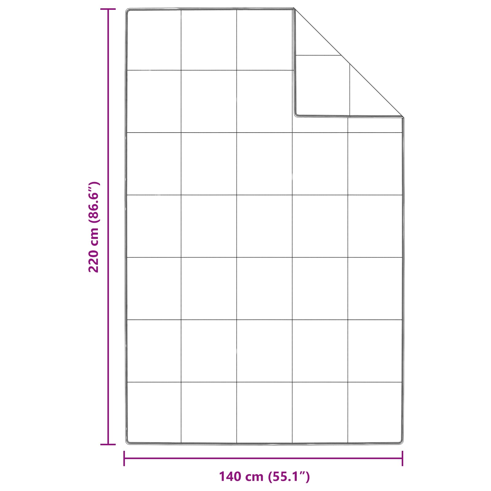 Vinter Täcke med kudde 2 pcs Vit Dunfjäder