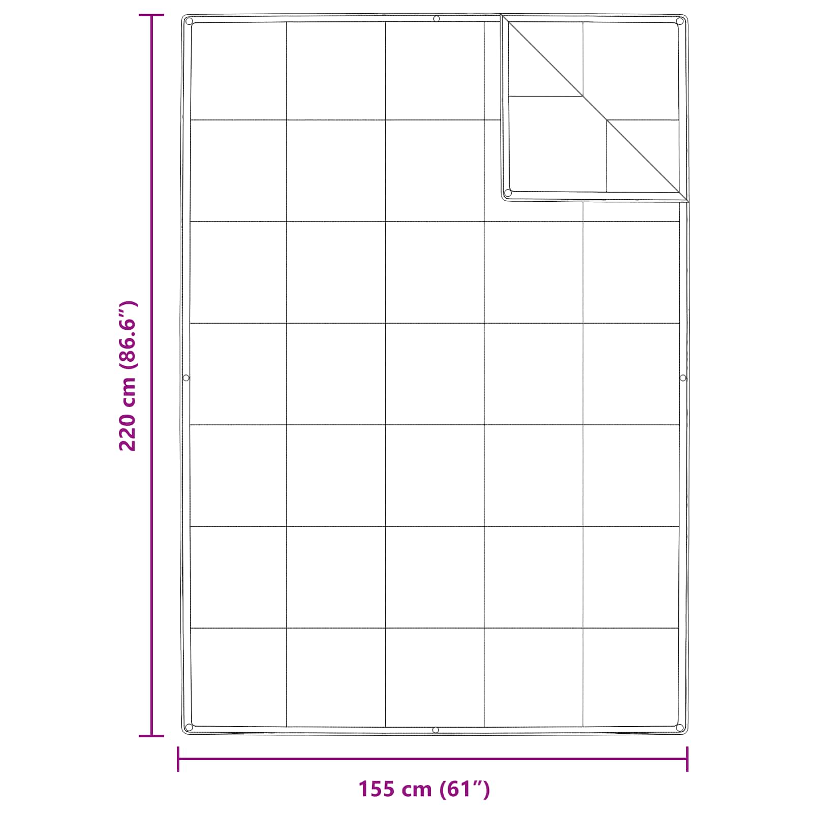 2-i-1 Duntäcke med kudde 2 pcs Vit Dunfjäder