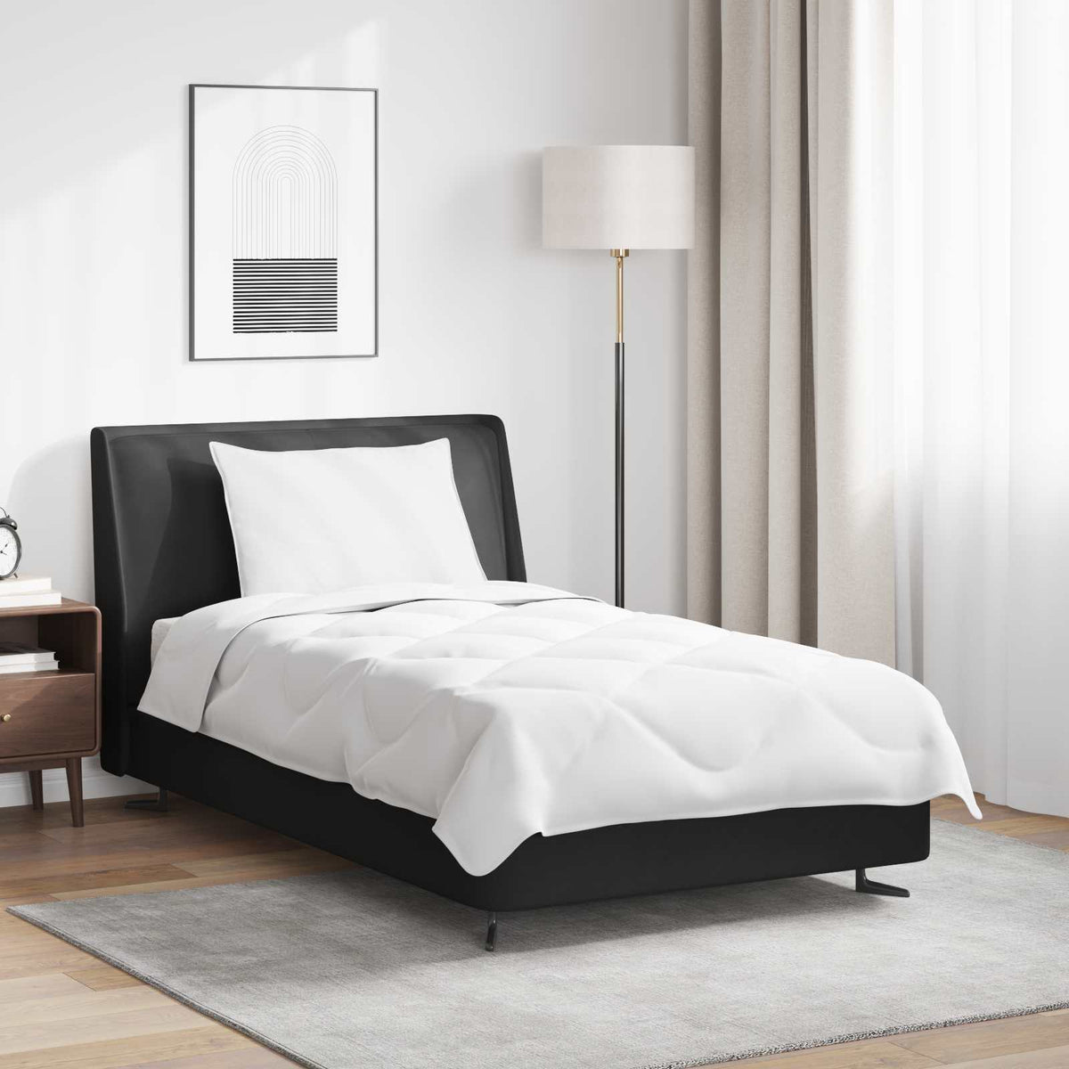 Sommar Duvet med kudde 2 st Vit Mikrofiber