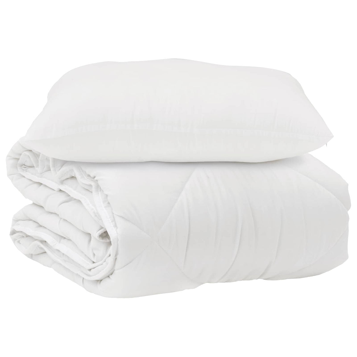 Duntäcke med kudde 2 st Vit Mikrofiber