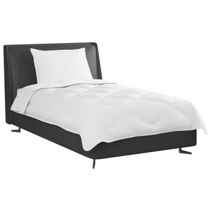 Duntäcke med kudde 2 pcs Vit Mikrofiber