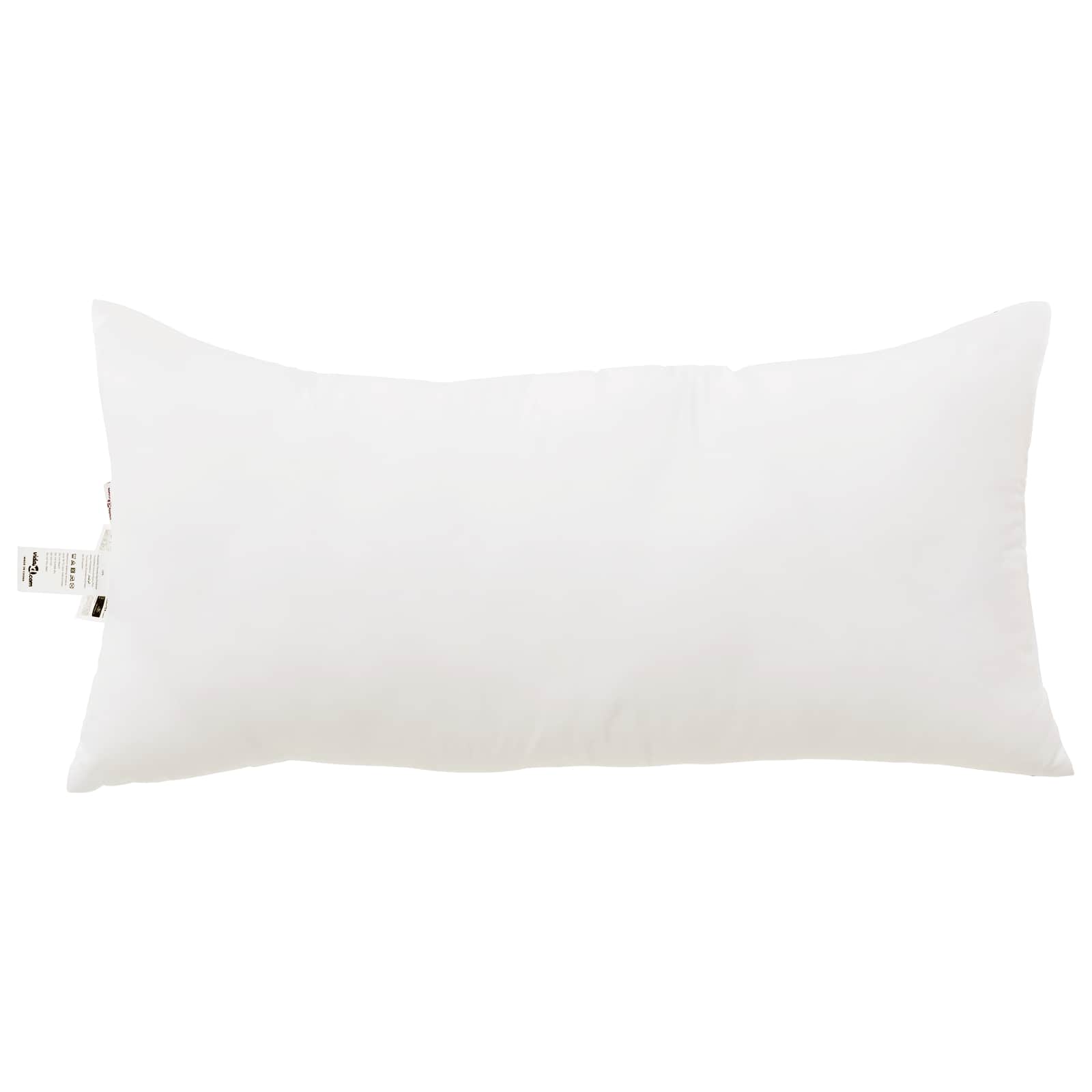 Täckeset med kudde 2 pcs Vit Mikrofiber