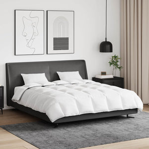 Vinter Täcke med kudde 3 pcs Vit Dunfjäder