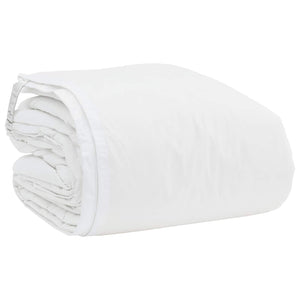 Täckeset med kudde 3 pcs Vit Dunfjäder