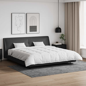 Täckeset med kudde 3 pcs Vit Dunfjäder