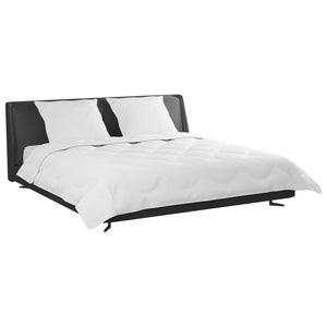 Duntäcke med kudde 3 pcs Vit Mikrofiber