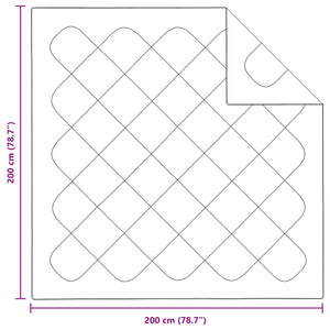 Duntäcke med kudde 3 pcs Vit Mikrofiber
