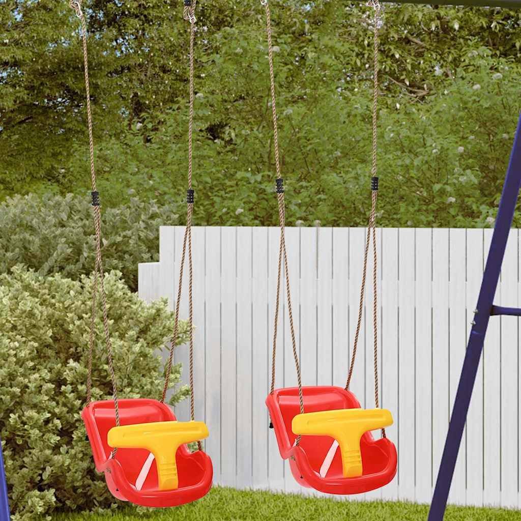 Barngunga 2 st Röd 36 x 43 x 42 cm Plast