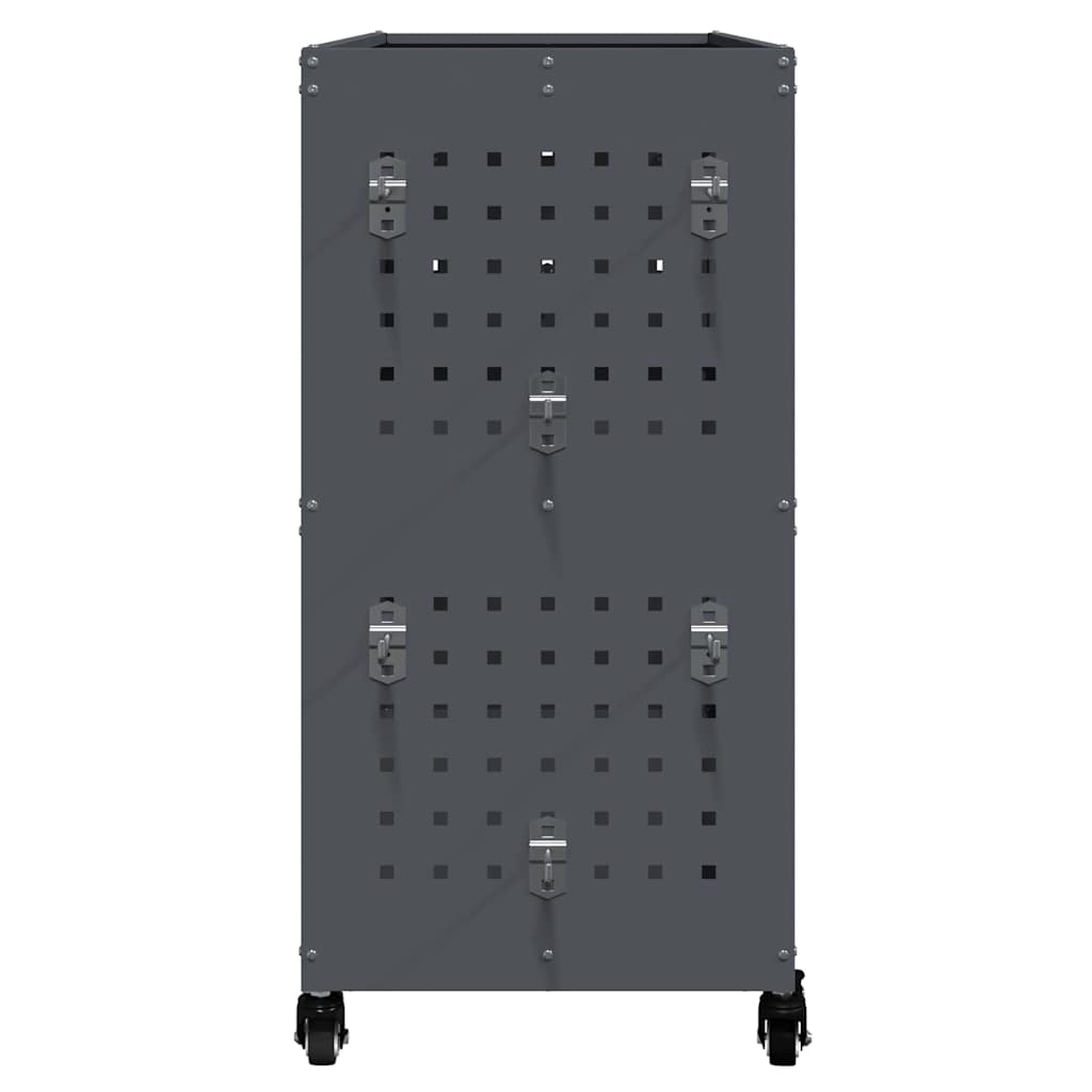 Verktygsvagn med hylla Antracit 75 x 35 x 73 cm Kallvalsat stål