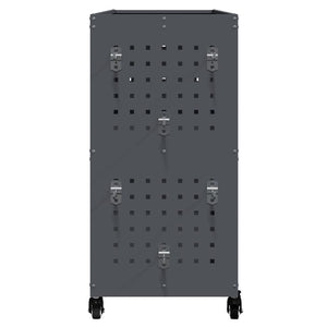 Verktygsvagn med hylla Antracit 75 x 35 x 73 cm Kallvalsat stål