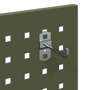 Verktygsvagn med hjul Olivgrön 65 x 35 x 111 cm Kallvalsat stål