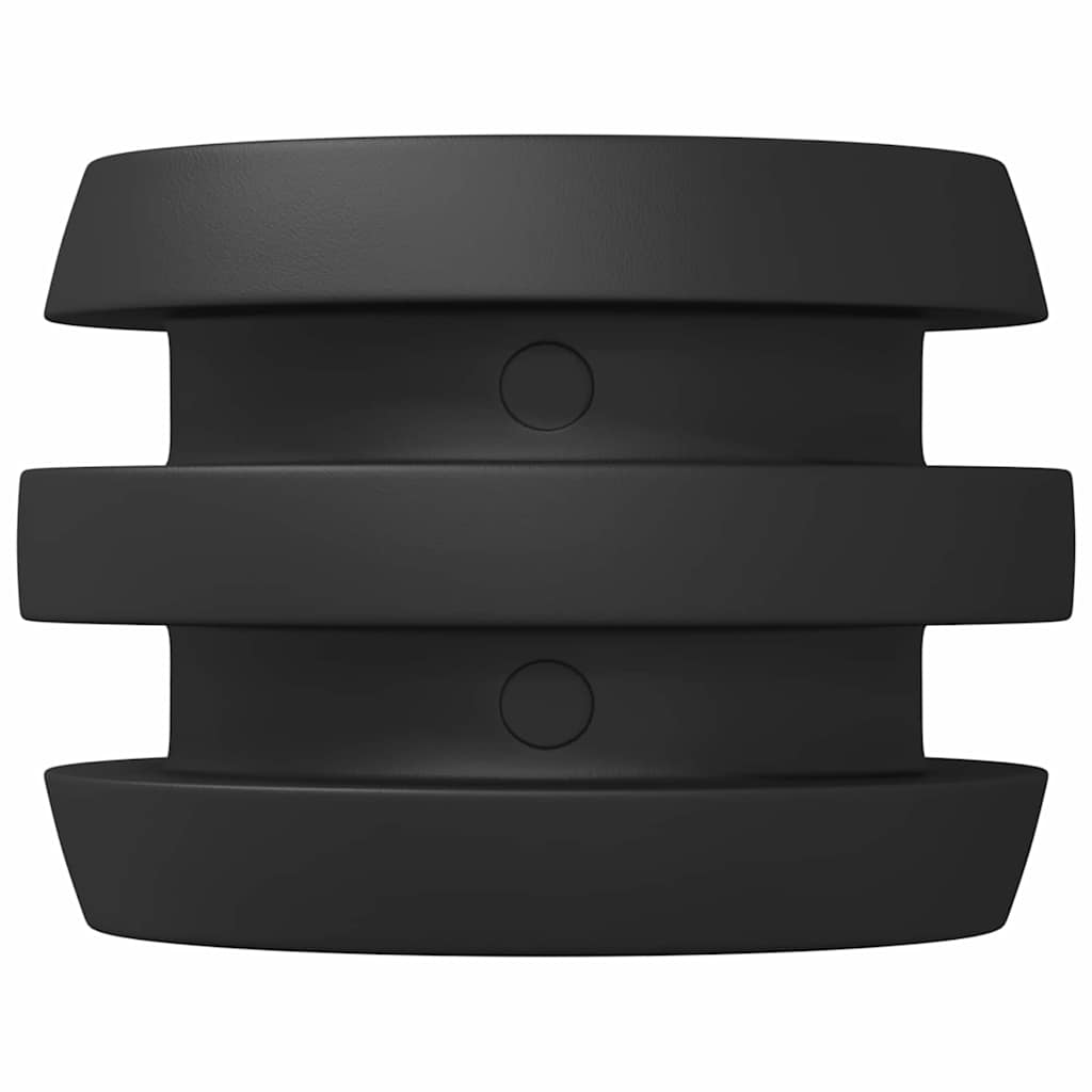 Fotbollsbord Stötfångare 3 x 3 x 2 cm Stång 16 pcs Svart